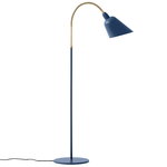 Lampada da terra Bellevue AJ7, thunder blue - ottone Lampada da terra Bellevue AJ7, thunder blue - ottone