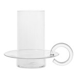 Luce candleholder, clear