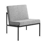 Armchairs & lounge chairs, Kiki lounge chair, grey, Gray
