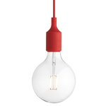 E27 LED socket lamp, red, without canopy E27 LED socket lamp, red, without canopy