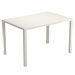Terassipöydät, Nova pöytä 120 x 80 cm, mattavalkoinen, Valkoinen