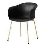 Elefy JH28 chair, black - brass