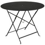 Patio tables, Bistro table, 96 cm, liquorice, Black