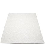 Plastic rugs, Svea rug, 140 x 220 cm, white metallic, White