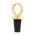 Tivoli Porter wine stopper, brass