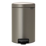 newIcon pedal bin, platinum newIcon pedal bin, platinum