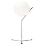 Lighting, IC T1 table lamp, high, chrome, Silver