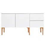 Sideboards & dressers, Fuuga sideboard, 144 cm, white - oak, White