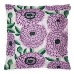 Pieni Primavera cushion cover 45 x 45 cm, off white-violet-green Pieni Primavera cushion cover 45 x 45 cm, off white-violet-green