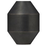 Vases, Hydro vase, 22,5 cm, black brass, Black