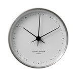 Wall clocks, Henning Koppel wall clock, 22 cm, stainless steel, Silver