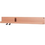 Folded shelf, light terracotta, large Folded shelf, light terracotta, large