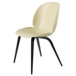 Dining chairs, Beetle chair, black stained beech - pastel green, Green