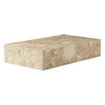 Sohvapöydät, Plinth Grand pöytä, Kunis Breccia marmori, Beige