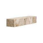 Scaffali da parete, Mensola Plinth, marmo Kunis Breccia, Beige