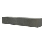 Plinth shelf, brown Kendzo marble