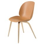 Dining chairs, Beetle chair, oak - amber brown, Brown