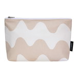 Marimekko Relle Pikku Lokki cosmetic bag, white - beige