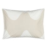Pillowcases, Lokki pillowcase 50 x 60 cm, white - beige, Beige