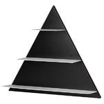 Design Letters Scaffale Black Paper Triangle