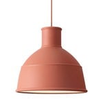 Lampade a sospensione, Lampada Unfold, terracotta, Marrone