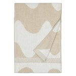 Marimekko Telo da doccia Lokki, beige - bianco