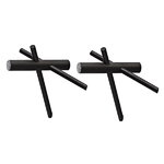 Normann Copenhagen Sticks koukut 2 kpl, musta