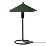 Filo table lamp, black - dark olive