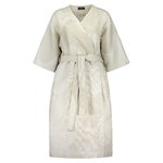 Marimekko Lokki bathrobe, white - cotton
