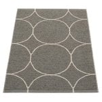 Plastic rugs, Boo rug 70 x 100 cm, charcoal - linen, Grey