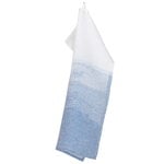 Hand towels & washcloths, Saari hand towel, white - blue, Multicolour