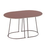 Airy coffee table, small, plum