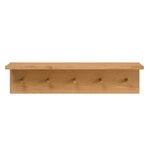 Wall coat racks, Place rack, medium, 75 cm, oak, Natural