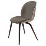 Dining chairs, Beetle chair, smoked oak - beige - Light Boucle 004, Brown