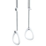 Lillagunga Rings, bianco - corda grigia Lillagunga Rings, bianco - corda grigia