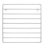 String + grid for wall, grey String + grid for wall, grey