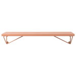 Pythagoras XS shelf with brackets, dusty apricot Pythagoras XS shelf with brackets, dusty apricot