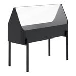 Simply Grow minikasvihuone jalustalla, 80 x 33 cm, musta