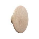 Wall hooks, Dots Wood coat hook, oak, Natural