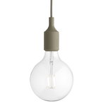 E27 LED socket lamp, olive, without canopy E27 LED socket lamp, olive, without canopy