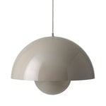 Lampade a sospensione, Lampada Flowerpot VP2, beige grigio, Grigio