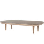 Fly SC5 coffee table, white oiled oak - Azul Valverde marble Fly SC5 coffee table, white oiled oak - Azul Valverde marble
