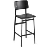 Loft bar stool 75 cm, black