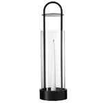Lotus hurricane lantern, black Lotus hurricane lantern, black