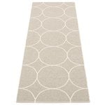 Plastic rugs, Boo rug 70 x 200 cm, linen - vanilla, Beige