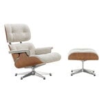 Vitra Eames Lounge Chair et repose-pieds, nouv., cerisier-Nubia crème