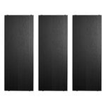 String Furniture String shelf 78 x 30 cm, 3-pack, black stained ash