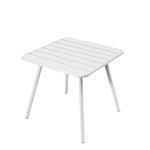 Patio tables, Luxembourg table, 80 x 80 cm, cotton white, White
