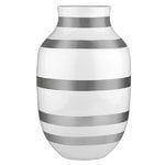 Omaggio vase, large, silver