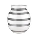Vases, Omaggio vase, medium, silver, Silver